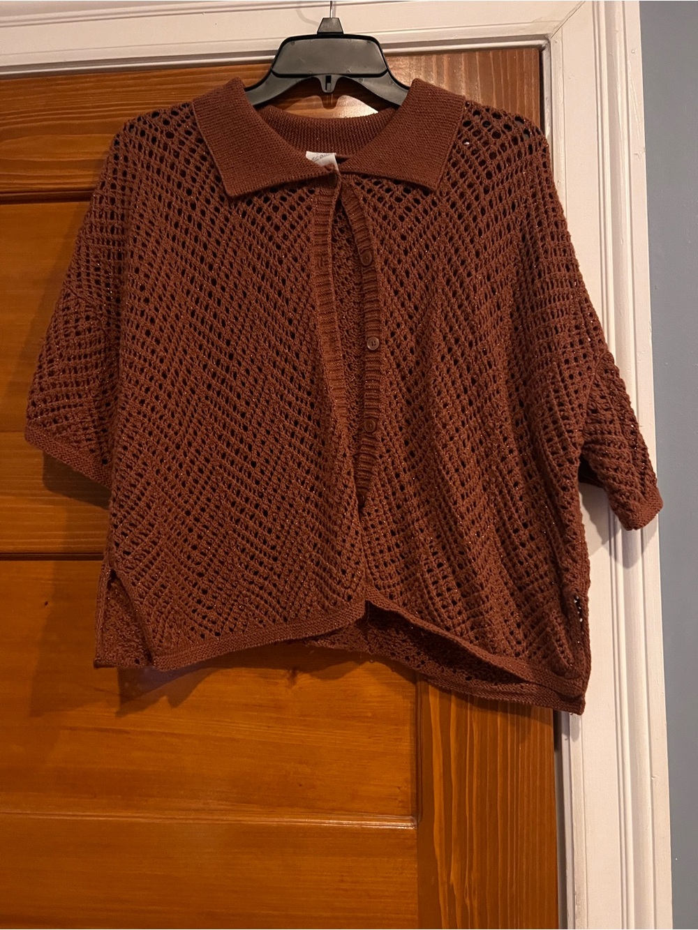 Wild Fable Brown Open Knit 2 piece set